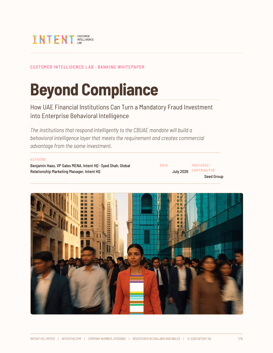 Cover of the Beyond Compliance whitepaper, 18 pages